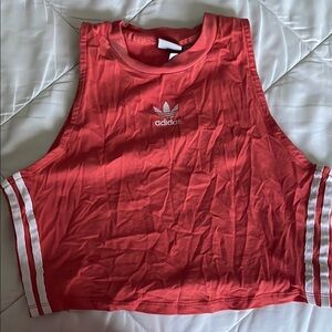 Adidas Women's Orange Crop Top